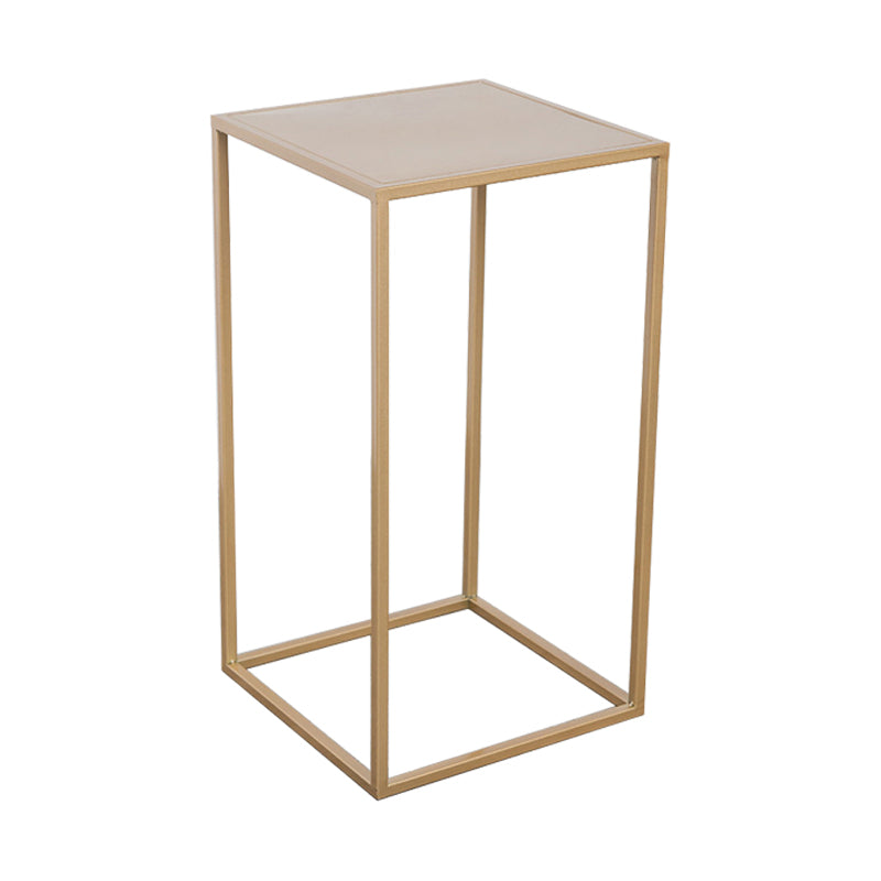 Mid-Century Metal End Slide Table Minimalist Frame Sofa Corner Table