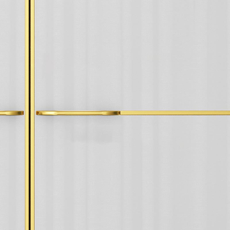 Modern Rectangle Wardrobe Cabinet Wooden White Cabinet with Clothes Rail