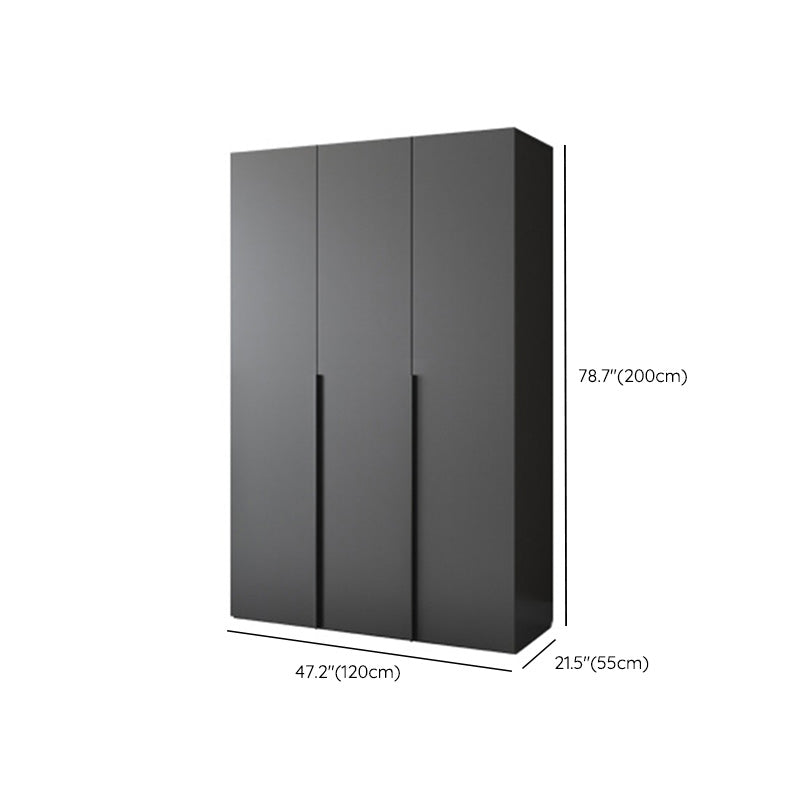 Modern Wooden Wardrobe Cabinet Bedroom Soft Close Doors Armoire