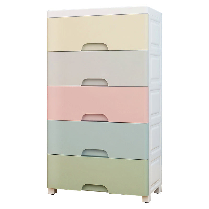 Non-Hanging Armoire with Drawer Plastic Storage Cabinet with Legs