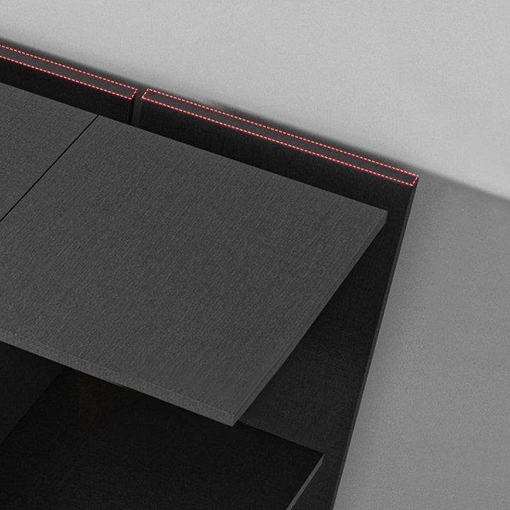 Modern Style Glass Wardrobe Bedroom Wardrobe Closet with Soft Close Door