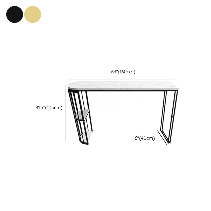 Modern Stone Bar Table Set 1/3 Pieces Fixed Bistro Set for Indoor