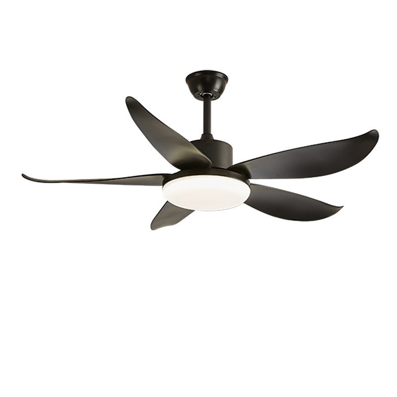 Nordic Ceiling Fan Lamp Fixture Colorful LED Ceiling Flush Mount for Kids' Room