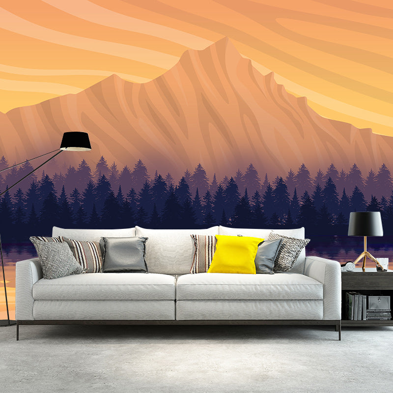 Landscape Painting Mural Wallpaper Illustration Indoor Wall Mural