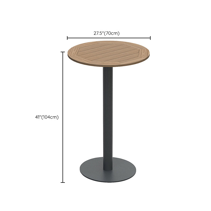 Metal Bar Table Set 1/3 Pieces Modern Bar Table Set for Outdoor