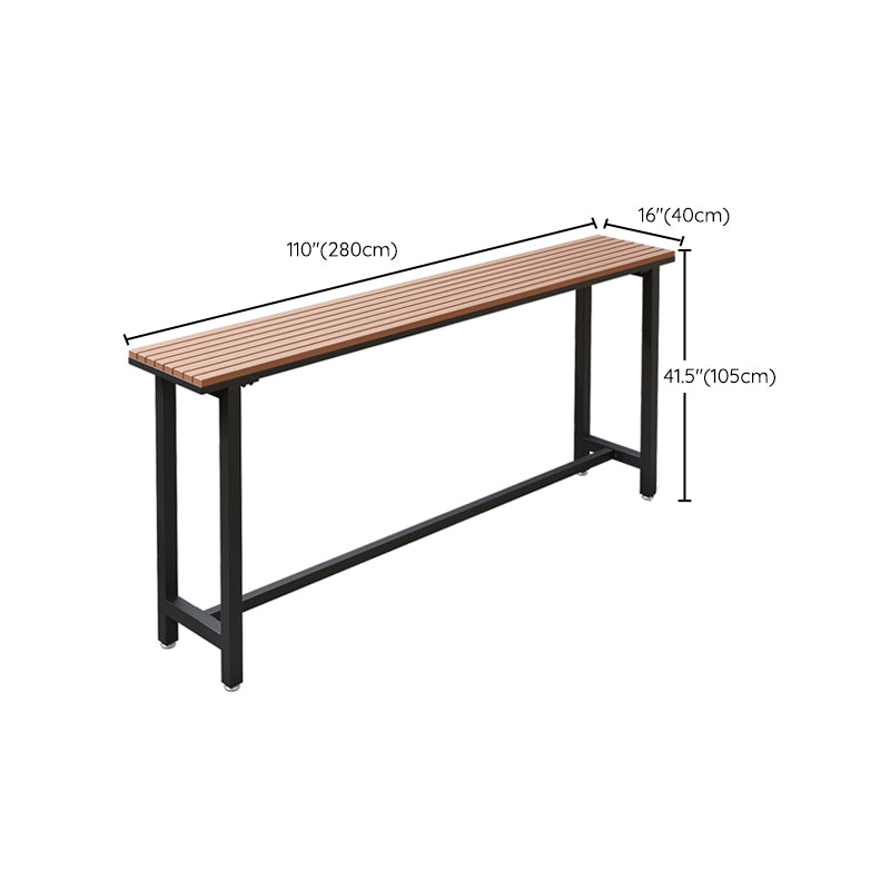 Industrial Artificial Wood Bar Table Set 1/5 Pieces Bistro Table Set for Outdoor