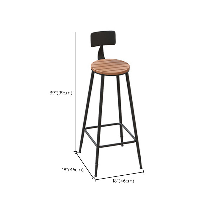 Industrial Artificial Wood Bar Table Set 1/5 Pieces Bistro Table Set for Outdoor