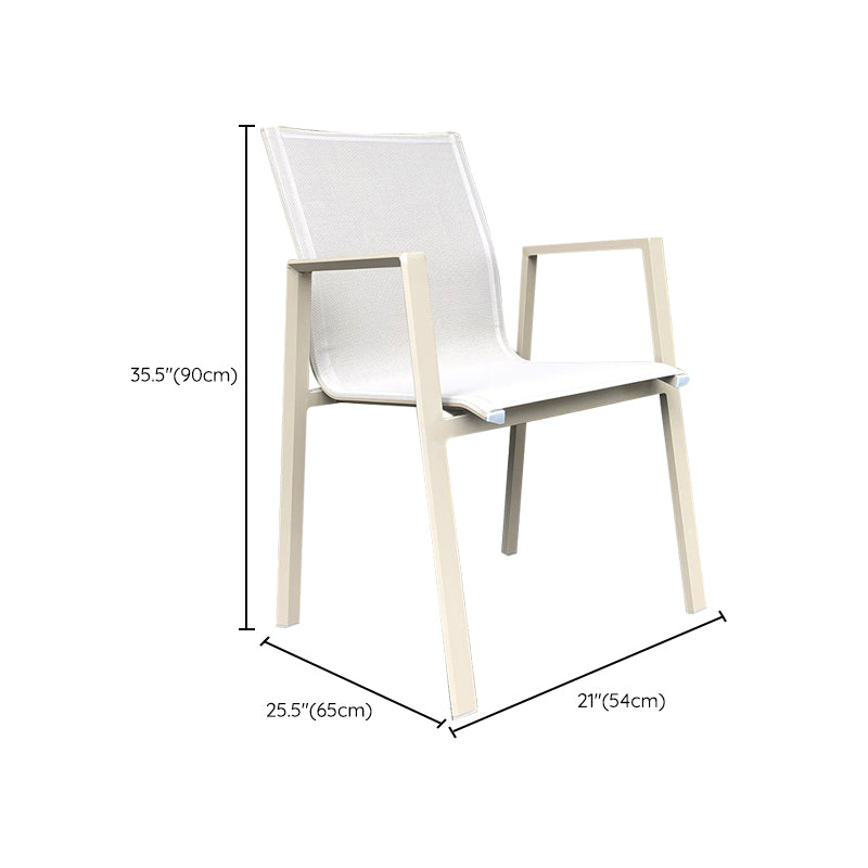 Modern 1/5/7 Pieces Dining Table Set Stone Dining Table Set for Outdoor