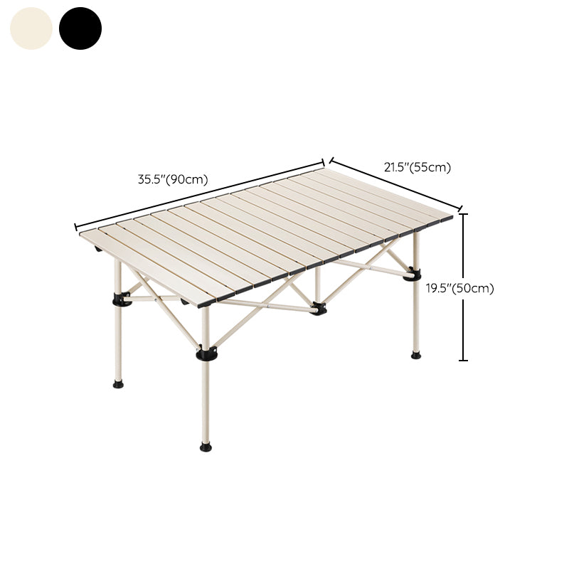 Metal Foldable Camping Table Set Modern 1/7 Pieces Dining Table Set for Outside