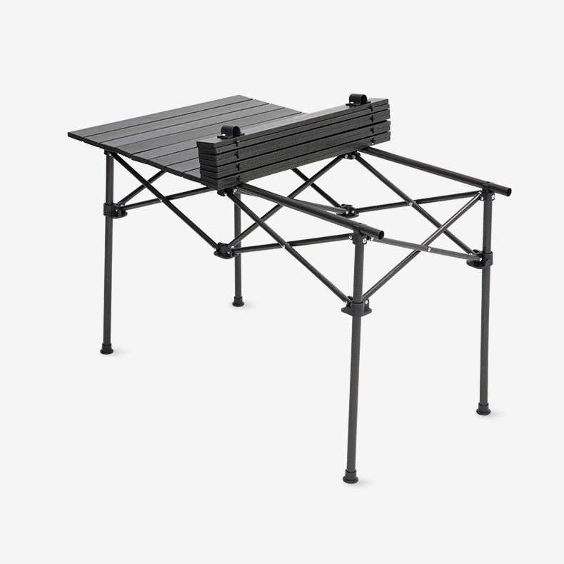 Modern Foldable Camping Table Set 1/7 Pieces Metal Dining Table Set for Outside