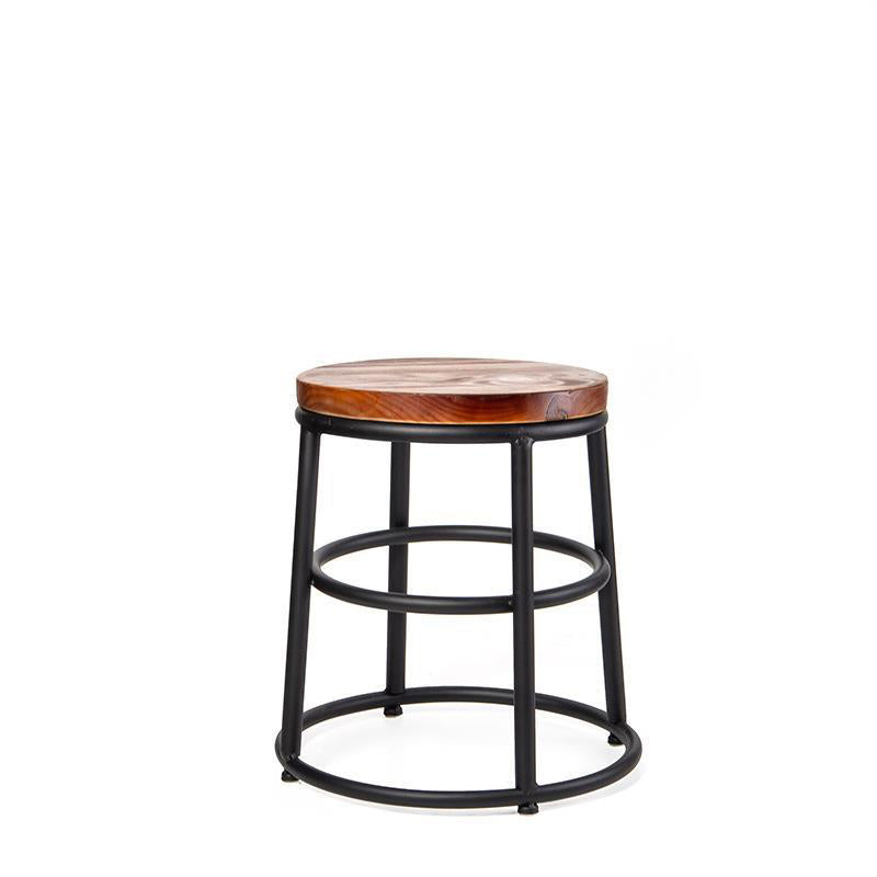 Contemporary Wood Counter Stools Metal Bar Stools for Home Use