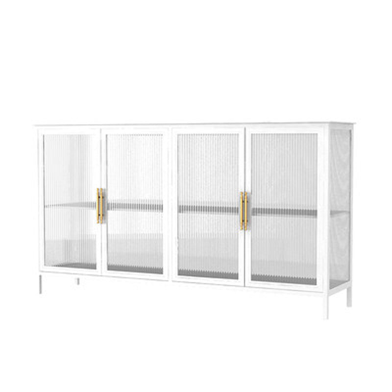 Glass Door Display Cabinet Industrial Storage Cabinet for Living Room