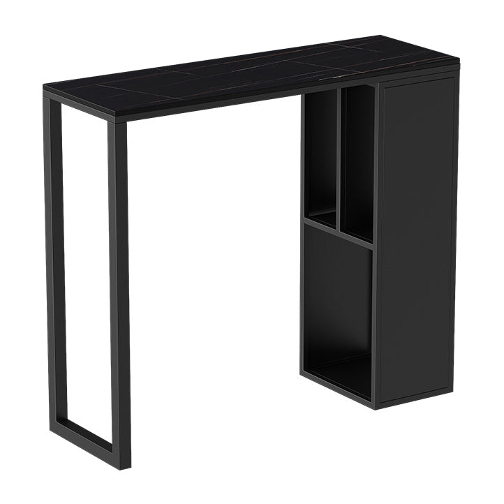 Contemporary Bar Table Bar Height Rectangle Pub Table for Home