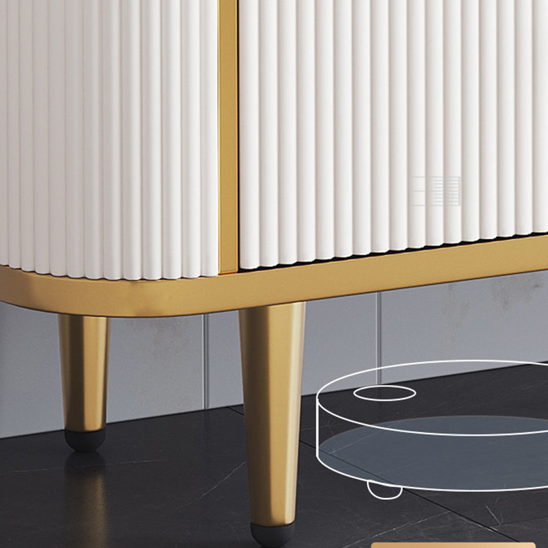 Bedroom Glam Storage Chest Stone 15" Wide Chest with Drawers