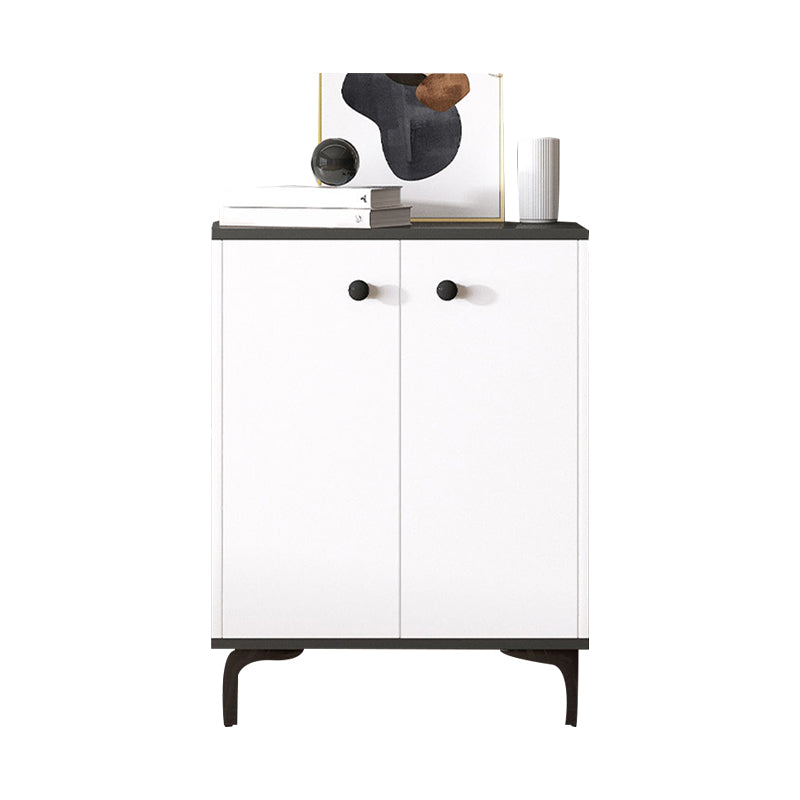 Contemporary Engineered Wood Storage Chest Bedroom Chest in White with Drawers