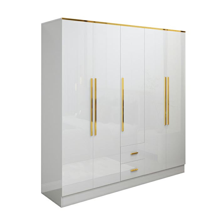 Wardrobe European Modern Simple Net Red Light Luxury Small Family Bedroom