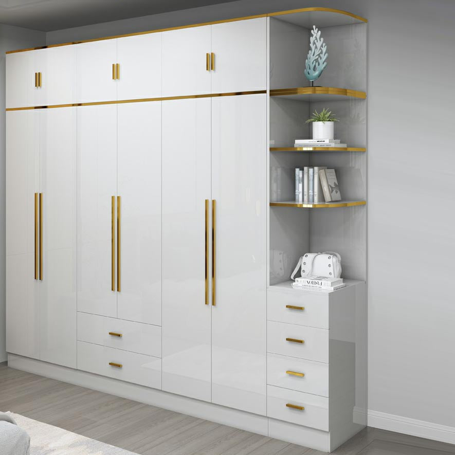 Wardrobe European Modern Simple Net Red Light Luxury Small Family Bedroom