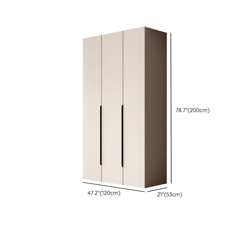 Modern Style Bedroom Wardrobe Cabinet Wooden Storage Cabinet with Garment Rod