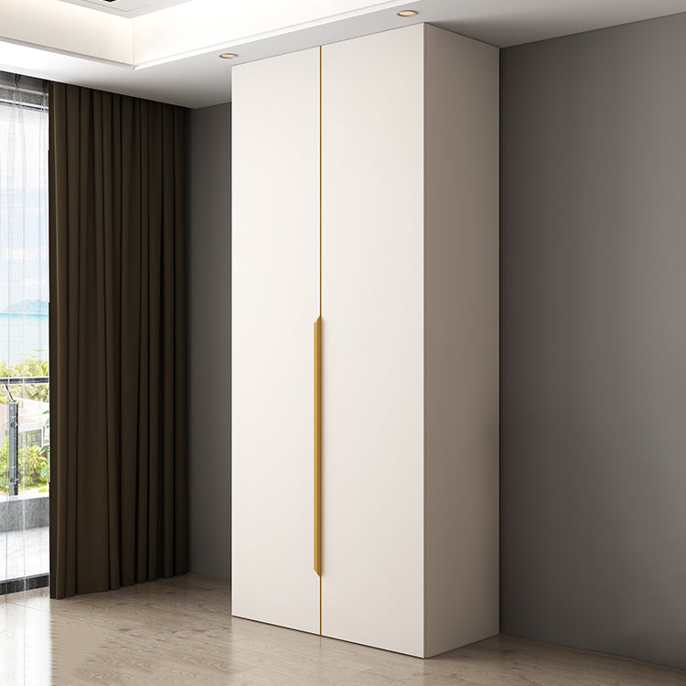 White Colour Wardrobe Contemporary Wooden Wardrobe Closet with Drawer