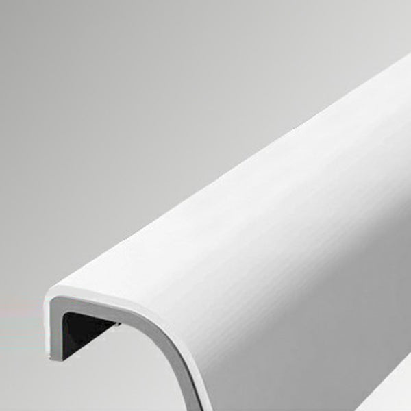 Contemporary White Acrylic Bathtub Rectangular Soaking Tub for Home