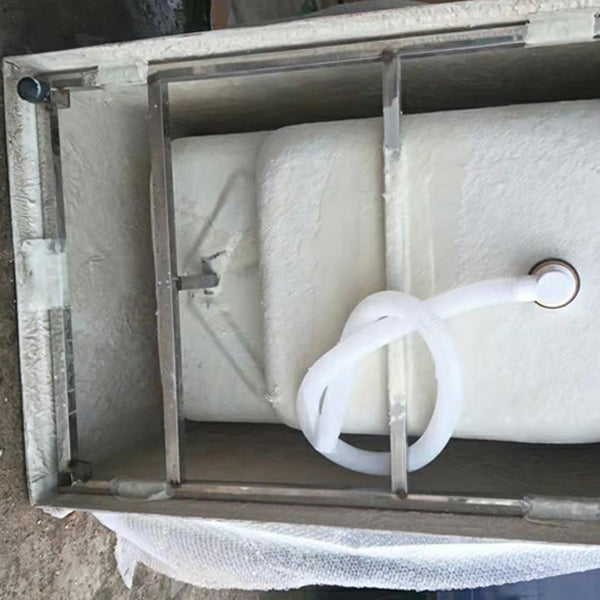Contemporary White Acrylic Bathtub Rectangular Soaking Tub for Home