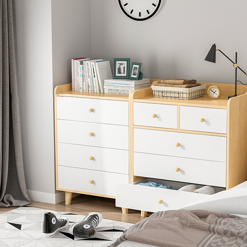 Modern & Contemporary Accent Chest with Drawers and Straight Legs