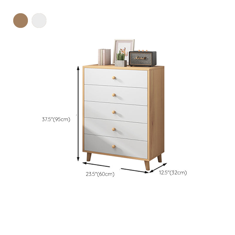 Modern & Contemporary Accent Chest with Drawers and Straight Legs