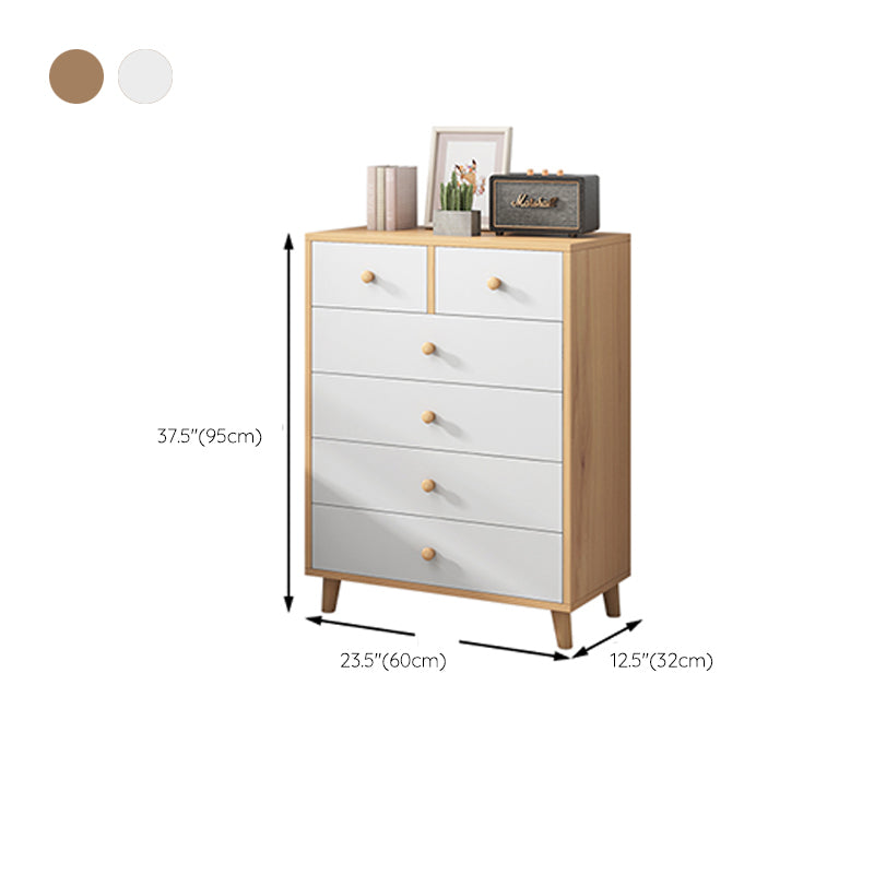 Modern & Contemporary Accent Chest with Drawers and Straight Legs