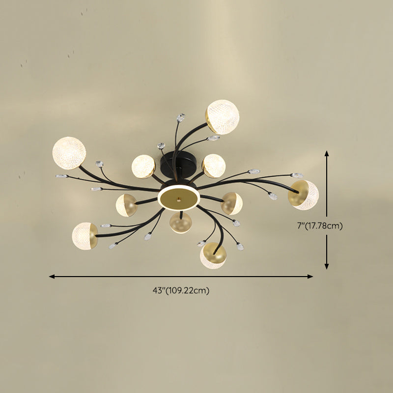 Branch Shape Flush Mount Ceiling Light Modern Fixture Flush Mount Lamp for Dining Room