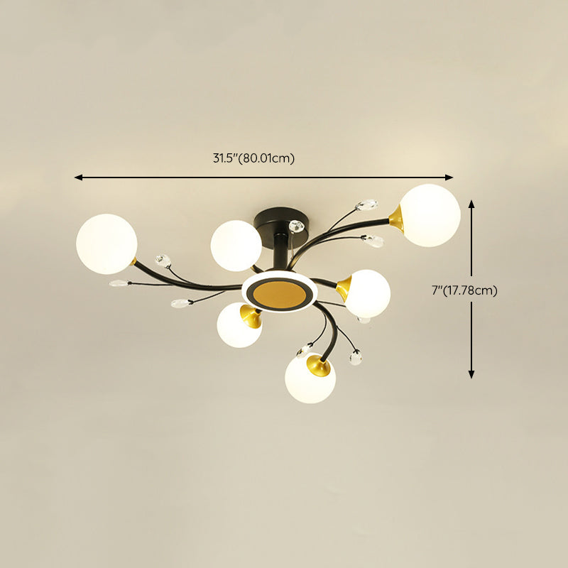 Flush Mount Ceiling Light Modern Fixture Flush Mount Lamp for Living Room