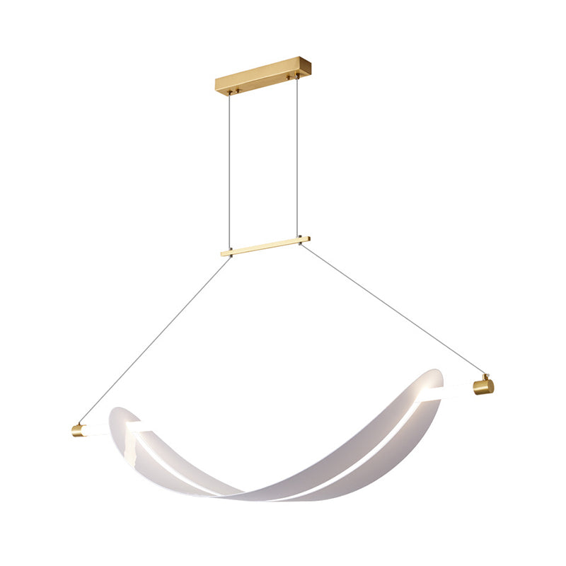 1-Light Geometric Island Pendant Lights Modern Metal Island Pendant Lighting