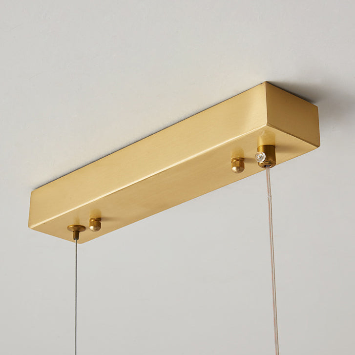 1-Light Geometric Island Pendant Lights Modern Metal Island Pendant Lighting
