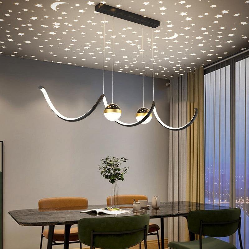 Modern Hanging Ceiling Light Metal 3 Light Pendant Lighting Fixtures for Dining Room