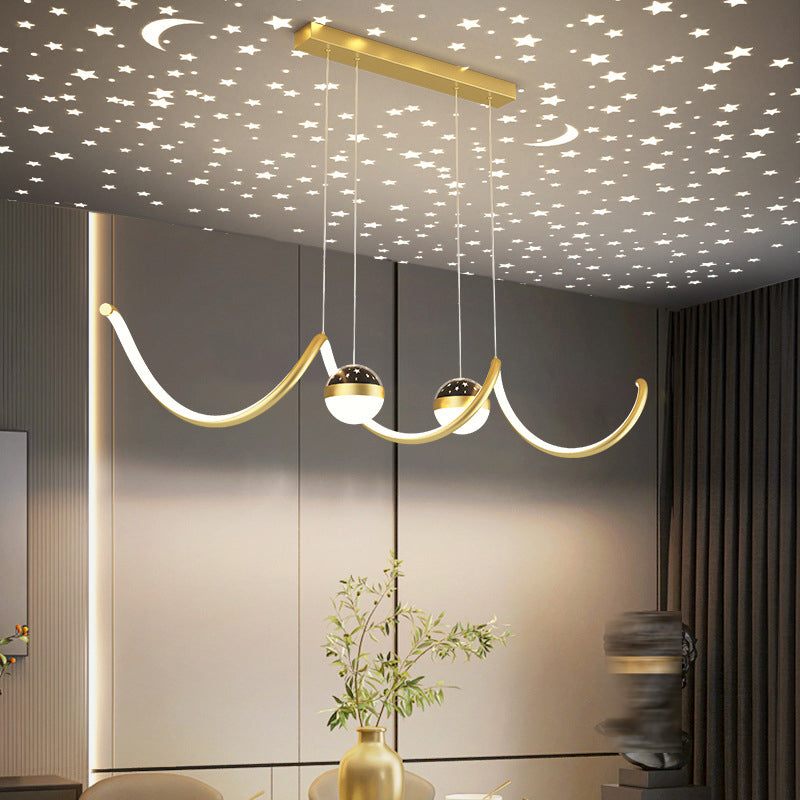 Modern Hanging Ceiling Light Metal 3 Light Pendant Lighting Fixtures for Dining Room
