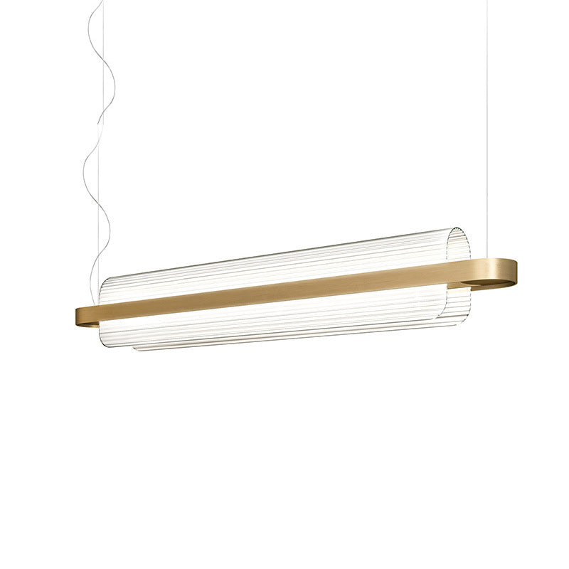 Modern Golden LED Ceiling Light Metal Kitchen Island Lighting for Room