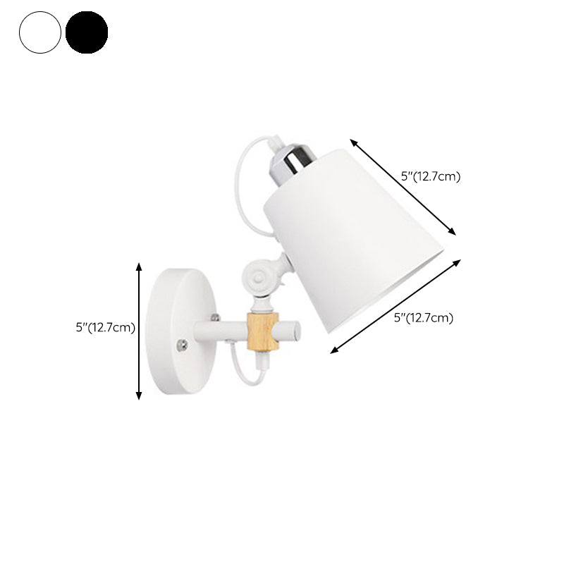 Industrial Style Empire Shape Wall Light Metal 1 Light Sconces for Living Room