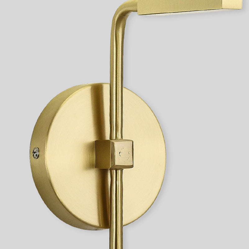 Modern Style Ball Shape Wall Light Glass 1 Light Sconces in Gold for Bedroom