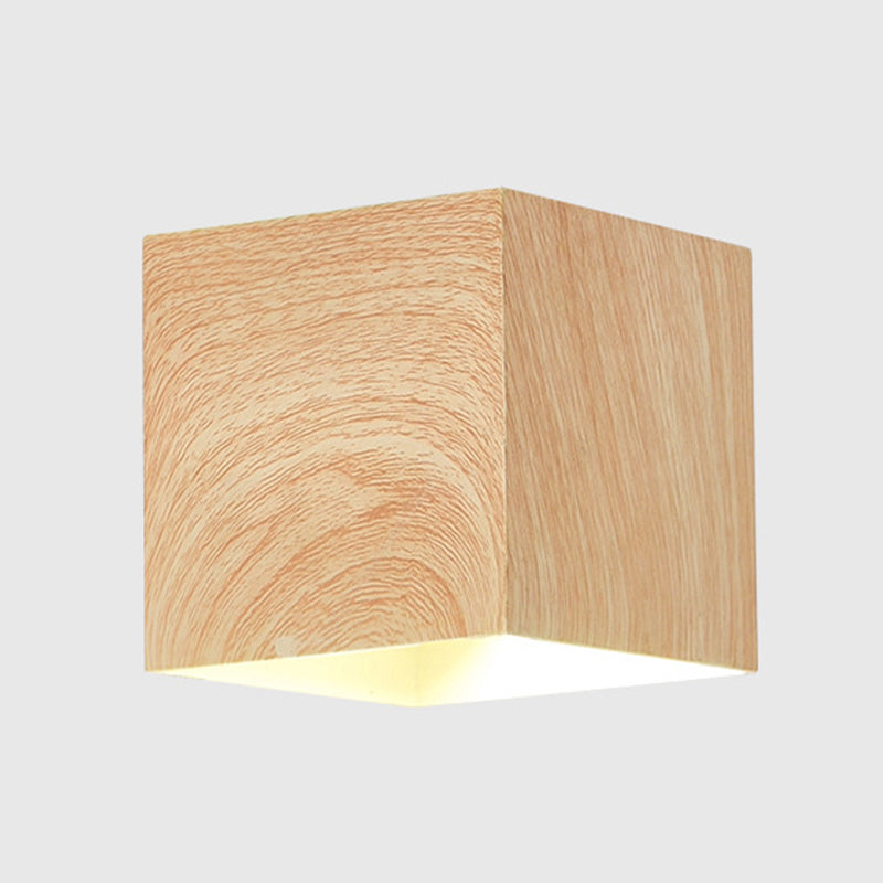 2-Light Modernism Beige/Brown Wall Mounted Sconce LED Shaded Wall Light for Bedroom