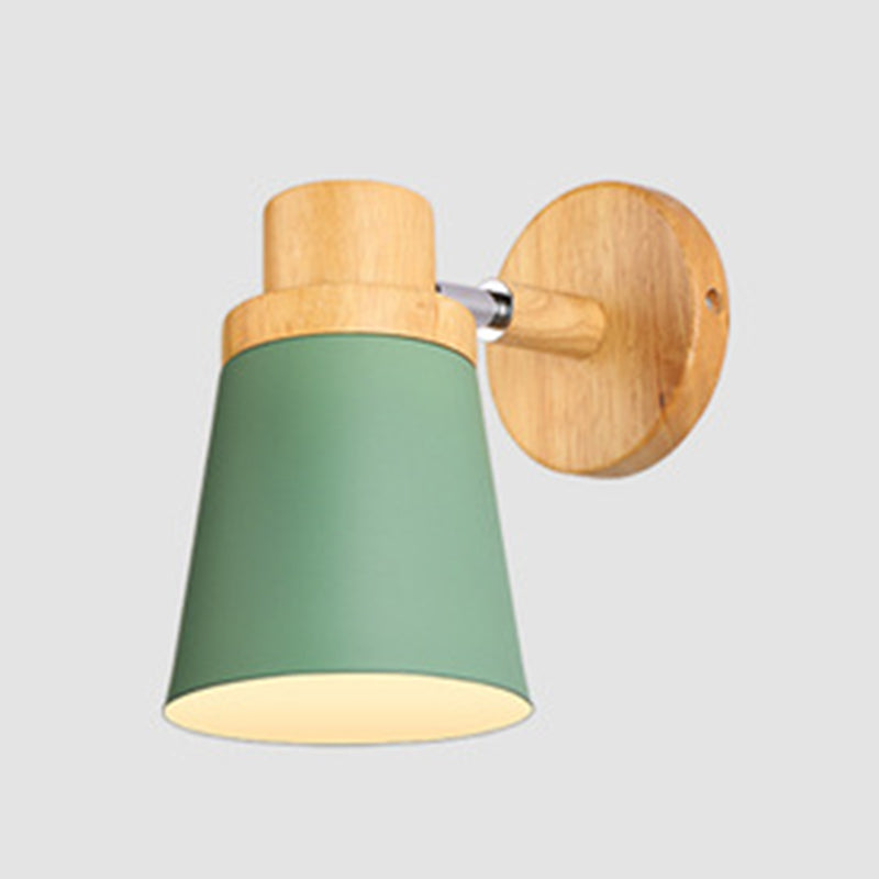 Nordic Style Iron Wall Light Colorful Geometry Shape Wall Lamp for Bedroom