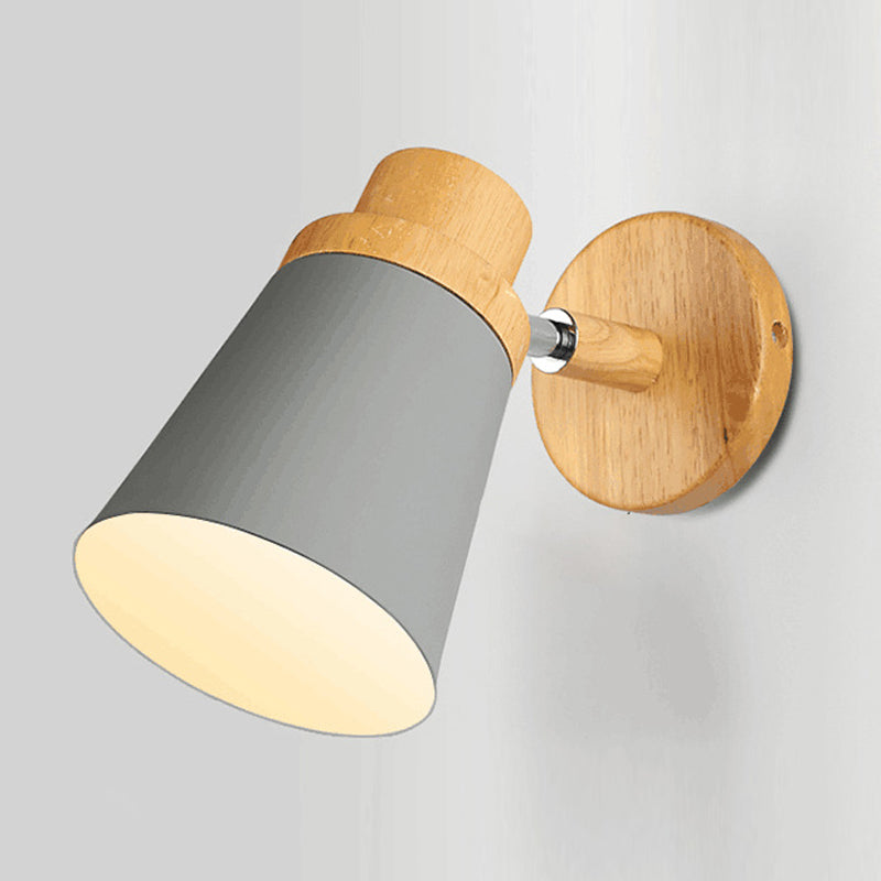 Nordic Style Iron Wall Light Colorful Geometry Shape Wall Lamp for Bedroom