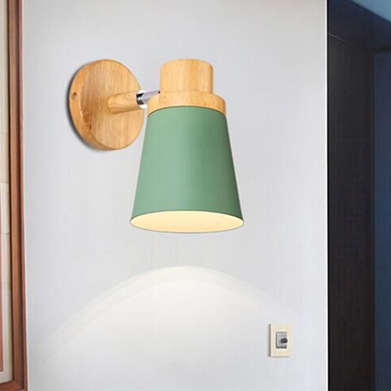 Nordic Style Iron Wall Light Colorful Geometry Shape Wall Lamp for Bedroom