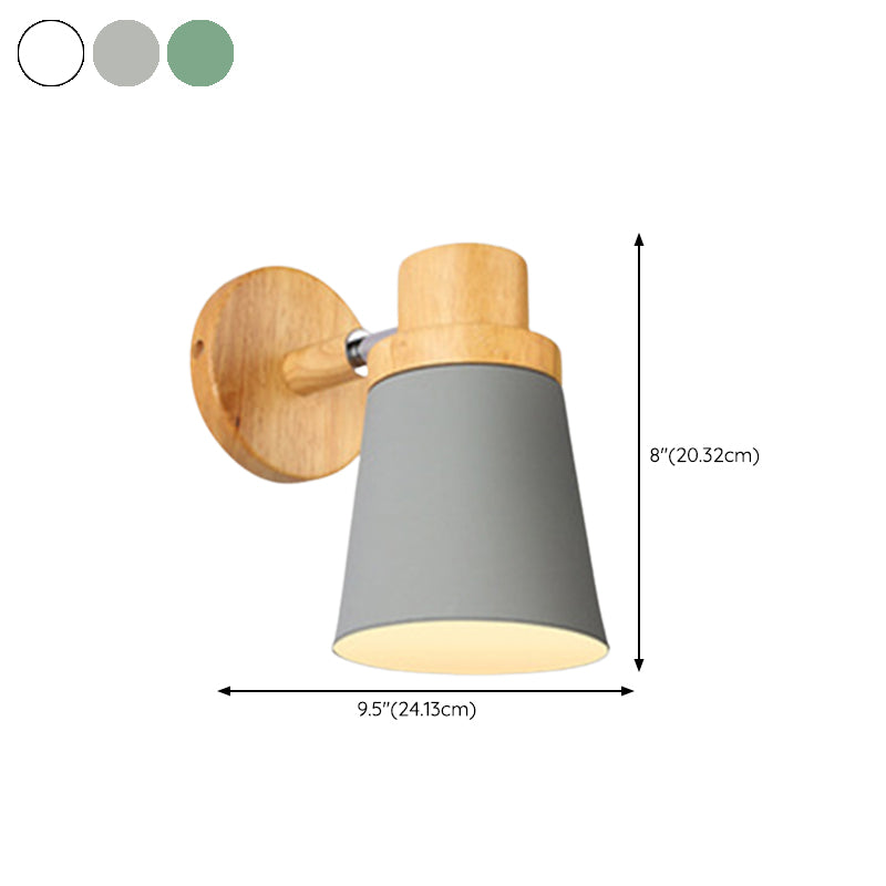 Nordic Style Iron Wall Light Colorful Geometry Shape Wall Lamp for Bedroom