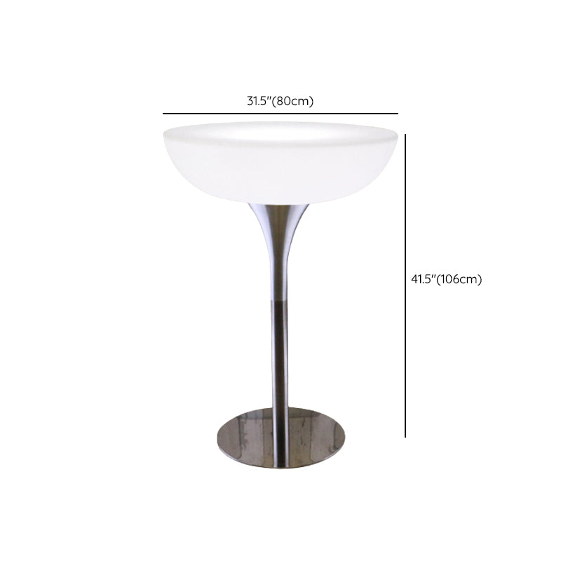 Polyethylene Round Table Industrial Style Commercial Outdoor Bar Table
