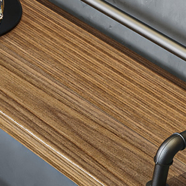 Industrial Metal Pub/Bar Table with Wood Top Counter Wine Table