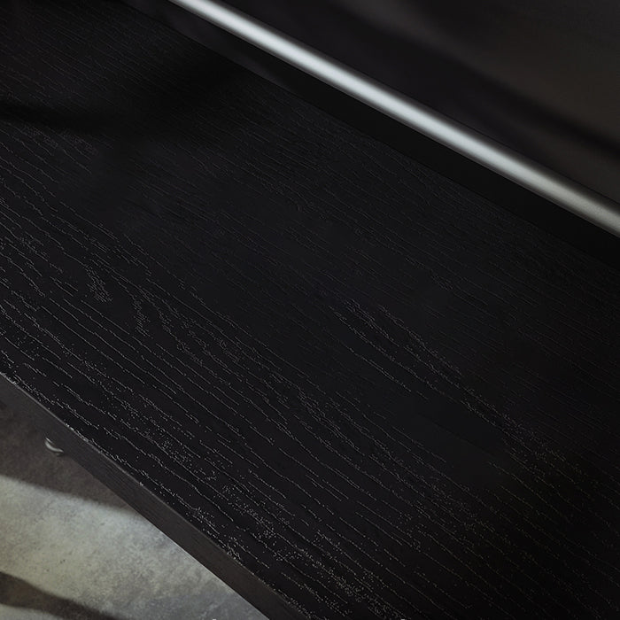 Industrial Metal Pub/Bar Table Wood Top Counter Wine Table with Footrest