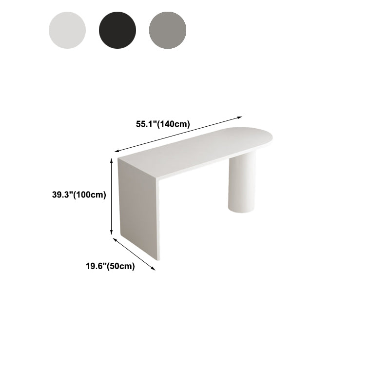 Solid Wood Modern Bar Table Rectangle Dining Table for Kitchen Living Room