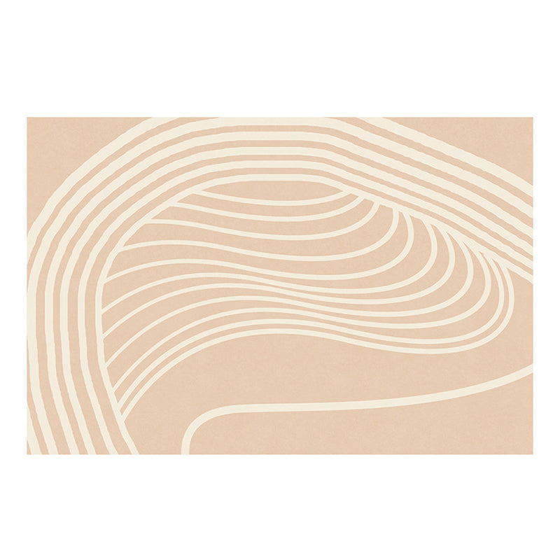 Modern Color Piece Carpet Polyester Orange Carpet Washable for Home Decor