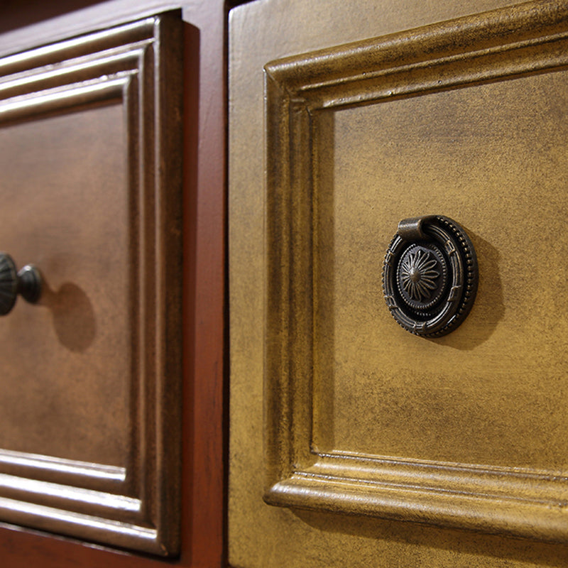 Nautical Bedroom Wooden Storage Chest Vertical Chest with Drawers