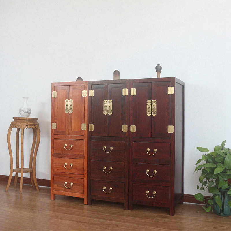 Traditional Solid Wood Storage Chest Bedroom Chest with Drawers
