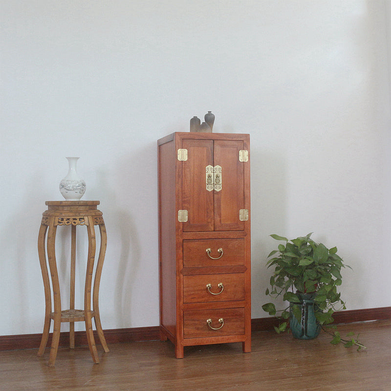 Traditional Solid Wood Storage Chest Bedroom Chest with Drawers